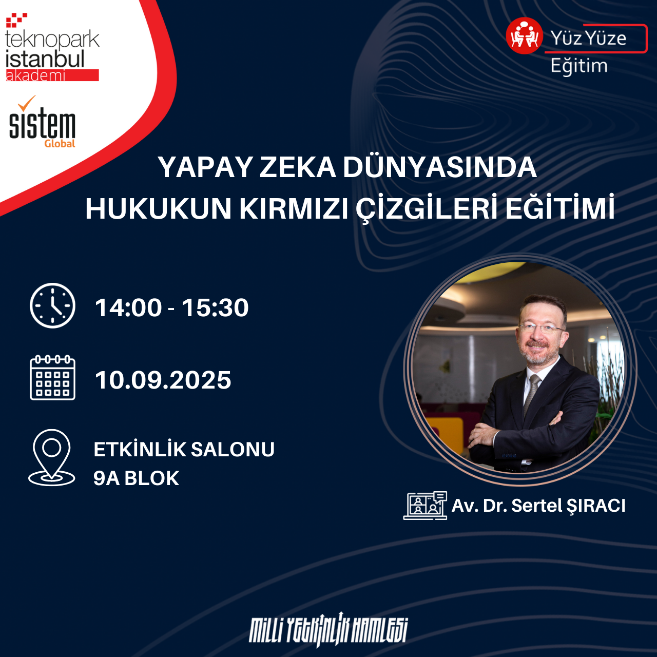YAPAY ZEKA DÜNYASINDA HUKUKUN KIRMIZI ÇİZGİLERİ EĞİTİMİ